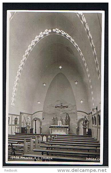 Judges Real Photo Postcard Amlwch Roman Catholic Church Anglesey Wales - Ref B164 - Anglesey