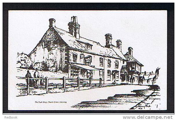 Postcard The Tuck Shop Church Street Steyning Near Worthing Sussex - Ref B164 - Worthing