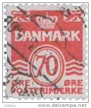 Danemark  519 (1971). - 70 Ø Armoiries - Gebruikt