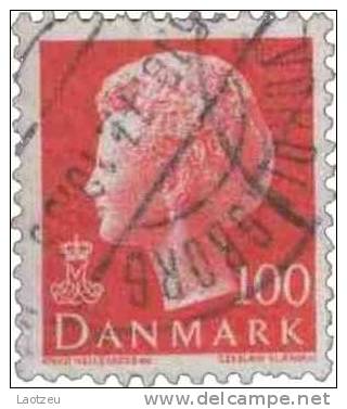 Danemark  626 (1976). - 100 Ø Margrethe II - Gebruikt
