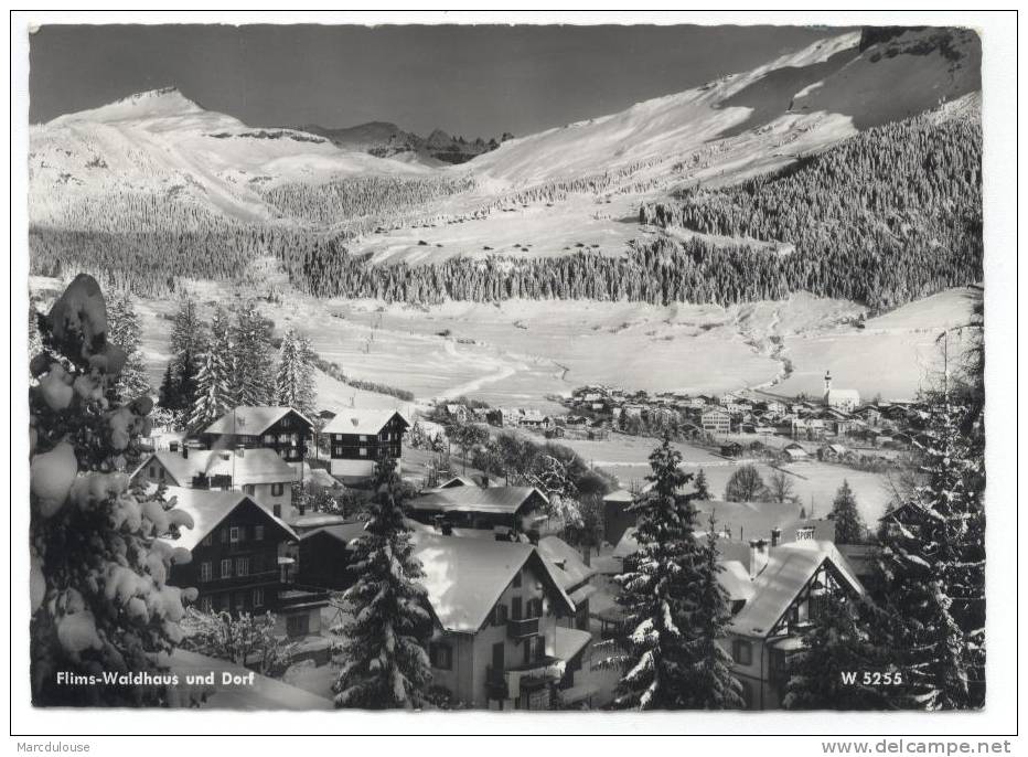 Flims - Waldhaus Und Dorf. - Flims