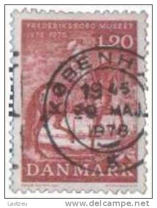 Danemark  661 (1978). - "Christian IV" à Cheval Devant Château De Frederiksborg - Used Stamps