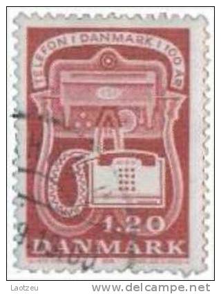 Danemark  676 (1979). - Centenaire Du Téléphone Au Danemark - Gebruikt