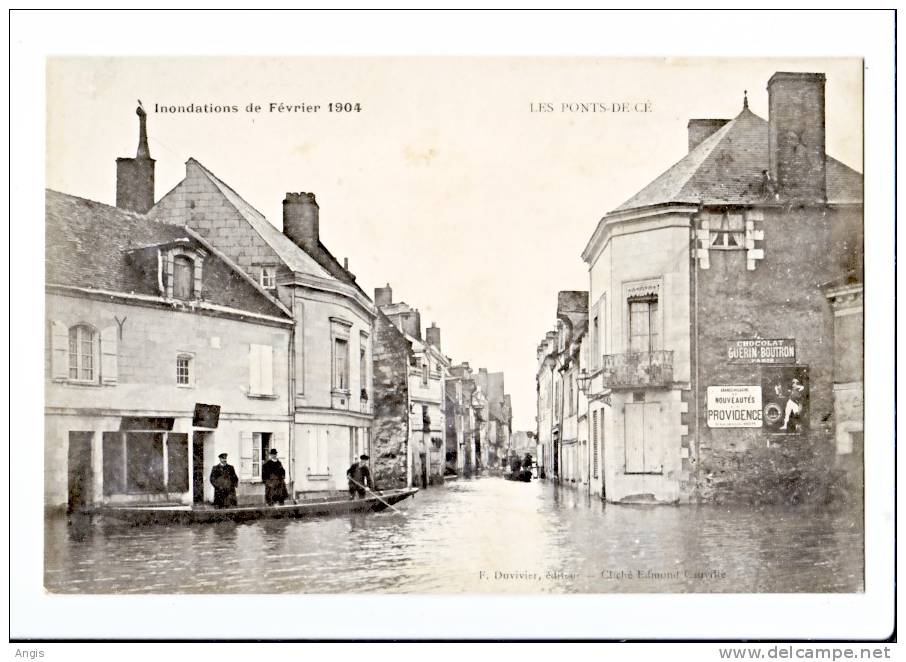 CPA---49---Les Ponts De Ce ----INONDATIONS----1904 - Les Ponts De Ce