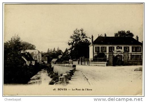 Boves - Le Pont De L'Avre    -  28 - Boves
