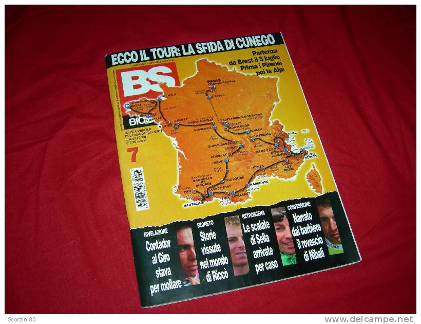 BS Bicisport 2008 N° 7 Luglio (Tour De France) - Deportes