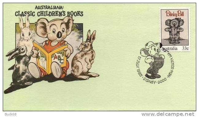 AUSTRALIE AUSTRALIA  919 : BLINKY BILL Dessin Peter LEUVER Illustration Livre D'enfants (lapin Rabbit Koala Book) - Bandes Dessinées
