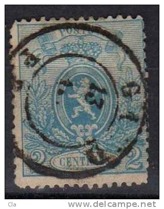 24  Obl  Dc Gand  Cob 100 - 1866-1867 Blasón