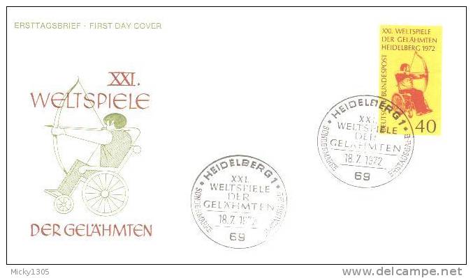 Germany - Mi-Nr 733 FDC (q165)- - 1971-1980