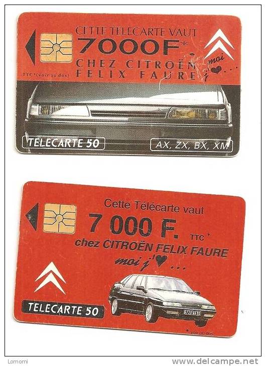 CITROËN  FELIX FAURE  -  Année 1992/93  .     . RARE  . - Voitures