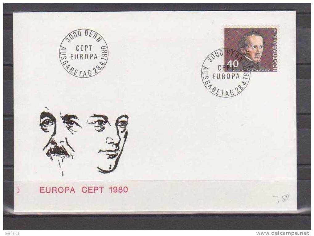 Schweiz  SS   Bf. V. 28.04.1980 - Lettres & Documents