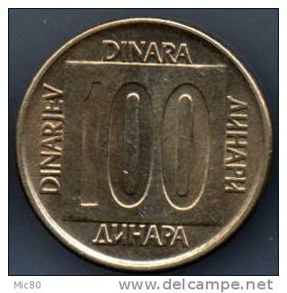 Yougoslavie 100 Dinars 1989 Spl - Yougoslavie