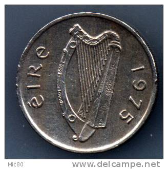 Irlande 5 Pence 1975 Ttb - Irlande