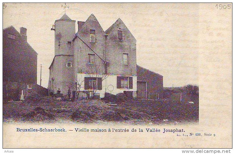 SCHAERBEEK = Vieille Maison à L'entrée Dela Vallée Josaphat (L.L.B.  S.9  N° 132) 1905 - Schaerbeek - Schaarbeek