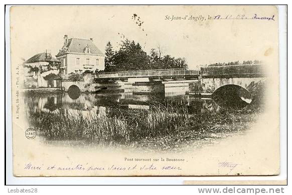 CPA 17.-St-Jean D'Engéliy.- Pont Tournant.-MOD 665 - Saint-Jean-d'Angely