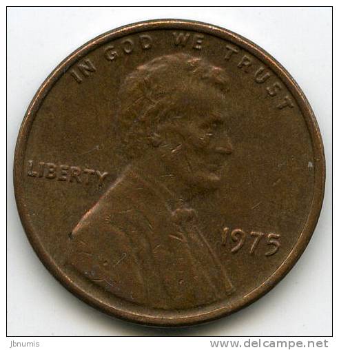 Etats-Unis USA 1 Cent 1975 KM 201 - 1959-…: Lincoln, Memorial Reverse