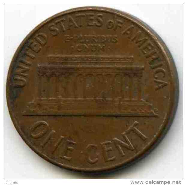 Etats-Unis USA 1 Cent 1975 KM 201 - 1959-…: Lincoln, Memorial Reverse