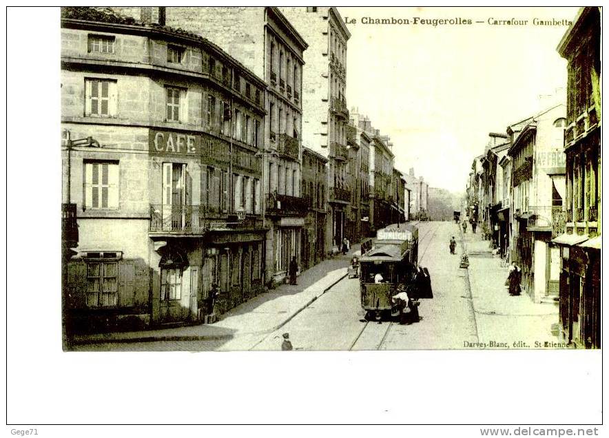 Le Chambon Feugerolles - Carrefour Gambetta - Tramway - Le Chambon Feugerolles