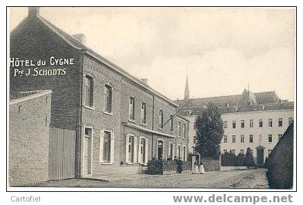 WESPELAER - THILDONCK - TOPKAART - Hotel Du Cygne - J. Schodts - Haacht