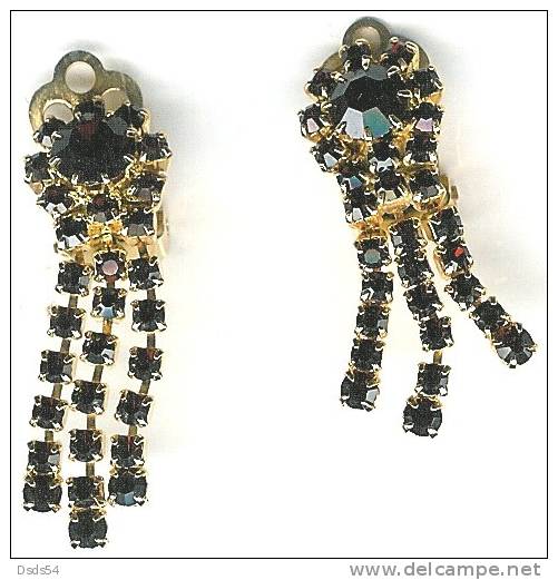 Ensemble Année 60 Collier + Boucles D'oreille + Broche (3 Scan) - Altri & Non Classificati