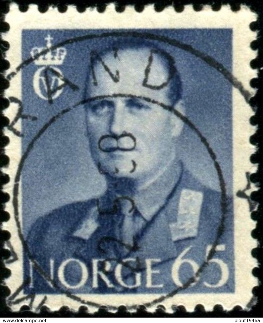 Pays : 352,03 (Norvège : Olav V)  Yvert Et Tellier N°:   384 (o) - Used Stamps