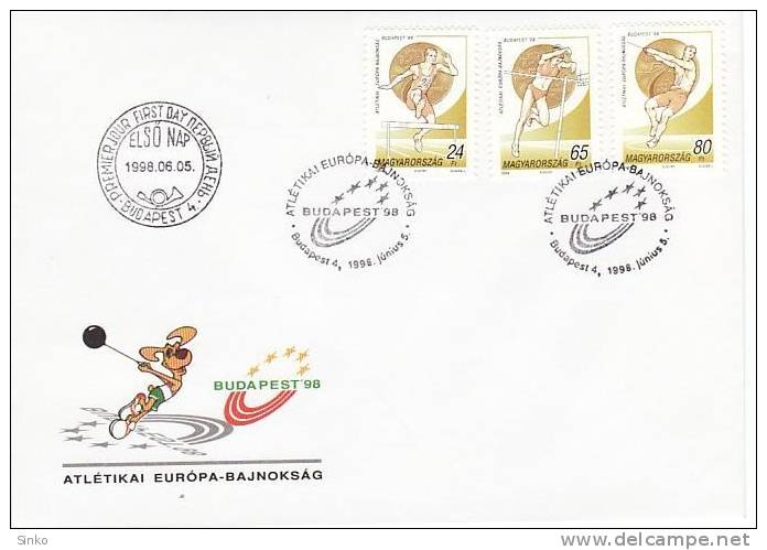 1998. Athletics European Championship - FDC