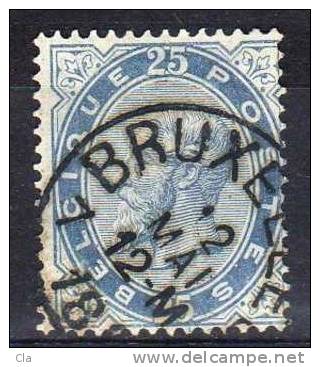 40  Obl  Bxl  Cob 40 - 1883 Leopold II