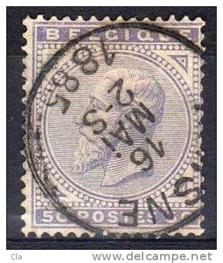 41  Obl    Cob 40 - 1883 Léopold II