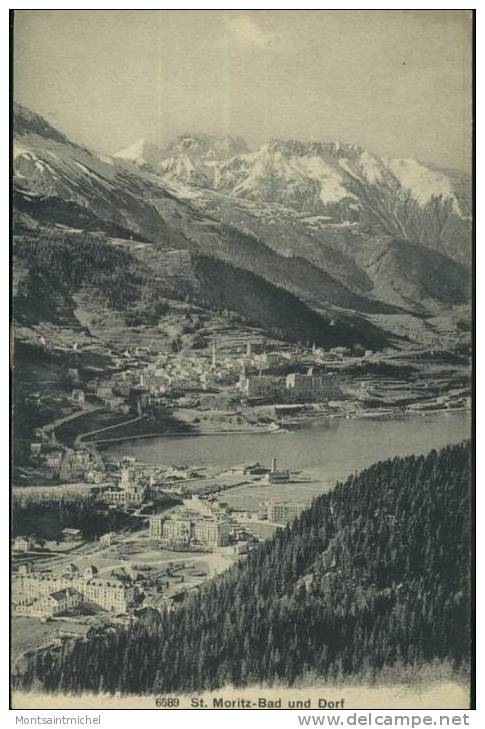 St. Moritz. Suisse. St. Moritz-Bad Und Dorf - St. Moritz