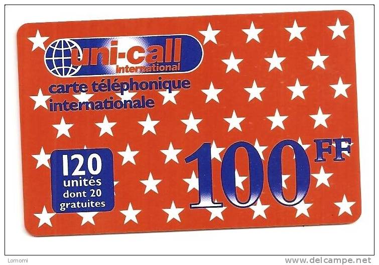 Uni Call International   -  Année   .  RARE  . 2 Scan.. - Onbekende Oorsprong