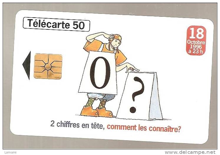 * 2 Chiffres En Tête ,    -  Année 1996  . - Telecom Operators