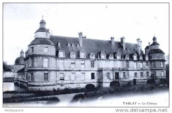 Cpa Tanlay (89 ) Le Chateau . Photo Durand à Tonnerre - Tanlay