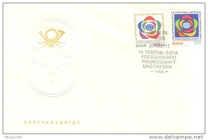 DDR / GDR - Mi-Nr 1377/1378 FDC (q273)- - 1950-1970