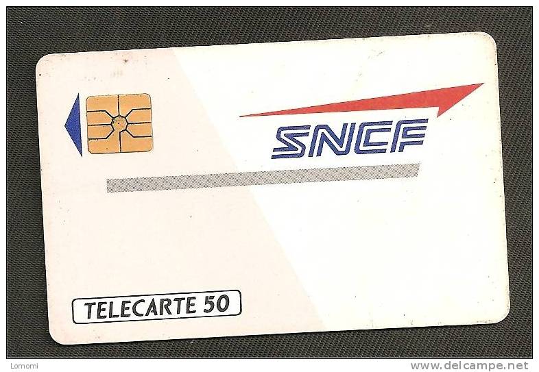 S N C F  -  Année 1992  .  RARE  . 1 Scan.. - Trains