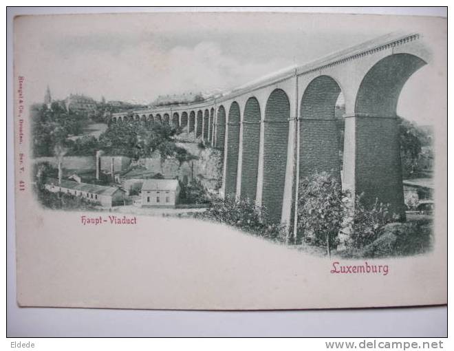 Luxembourg Haupt Viaduct Gaufrée Relief - Luxembourg - Ville