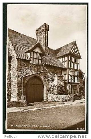 Real Photo Postcard Ashfield Hall Much Wenlock Shropshire Salop - Ref B167 - Shropshire
