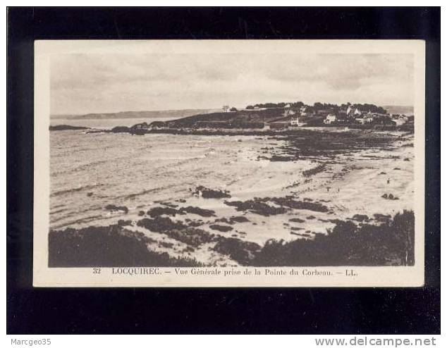 Locquirec Vue Générale Prise De La Pointe Du Corbeau édit.LL N° 32  Belle Carte - Locquirec