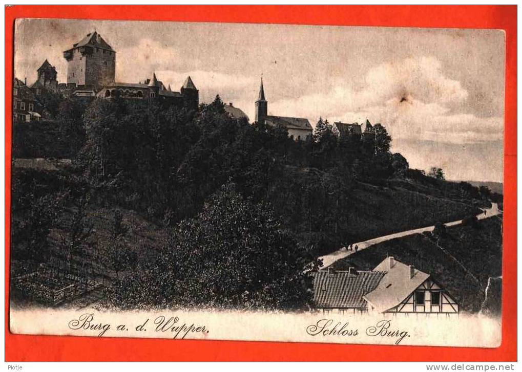 * Wuppertal - Elberfeld (Nordrhein Westfalen) * (Max Wipperling) Das Bergische Land, Burg An Der Wupper, Schloss,château - Wuppertal