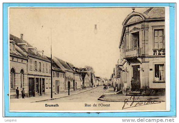 BRUMATH --  Rue De L'Ouest - Brumath