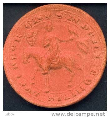 Henri VII, Comte De LUXEMBOURG (1293) :  Module (65 Mm) De Sceau - Non Classés