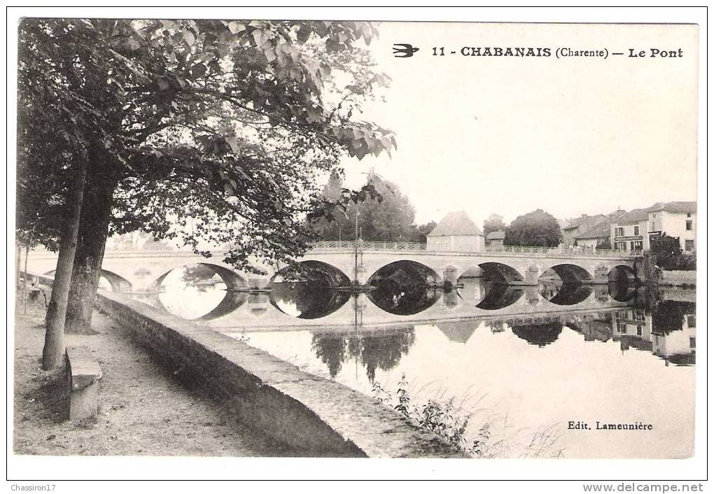 16 -   CHABANAIS  -  Le  Pont - Confolens