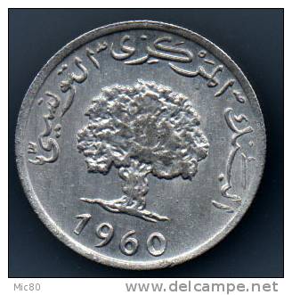Tunisie 5 Millimes 1960 Ttb/sup - Tunisie