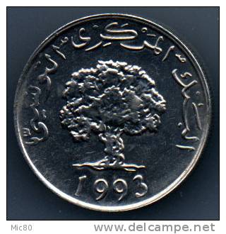 Tunisie 5 Millimes 1993 Sup+ - Tunisie