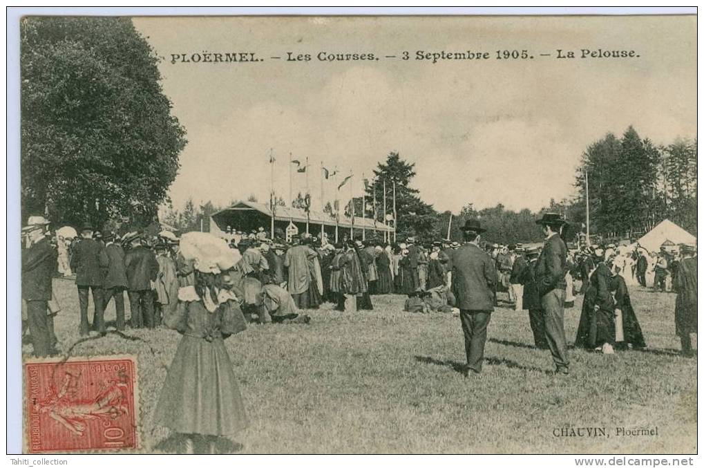PLOËRMEL - 3 Septembre 1905 - La Pelouse - Ploërmel