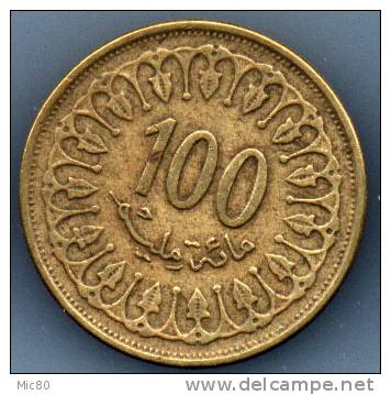 Tunisie 100 Millimes 1993 Ttb/sup - Túnez