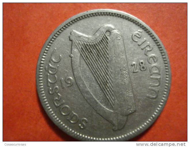 8912 IRELAND EIRE IRLANDA    6  D - 6 PENIQUES   DOG PERRO CAN   AÑO / YEAR   1928  MBC / VF - Ireland