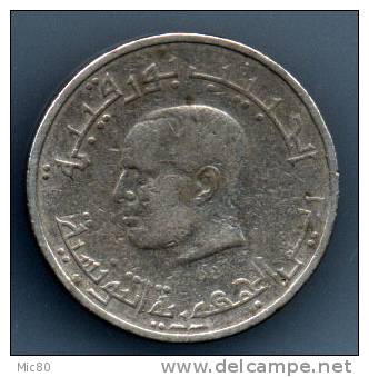 Tunisie 1 Demi-Dinar 1983 Tb - Tunesien