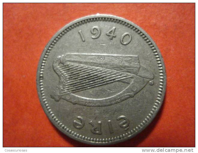 8916 IRELAND EIRE IRLANDA    3  D - 3 PENIQUES   CONEJO  AÑO / YEAR   1940  MBC+ / VF+ - Irland