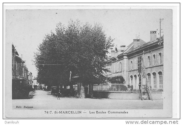 38 /FL/ ST MARCELLIN, Les écoles Communales, Ed Buisson 7417 - Saint-Marcellin