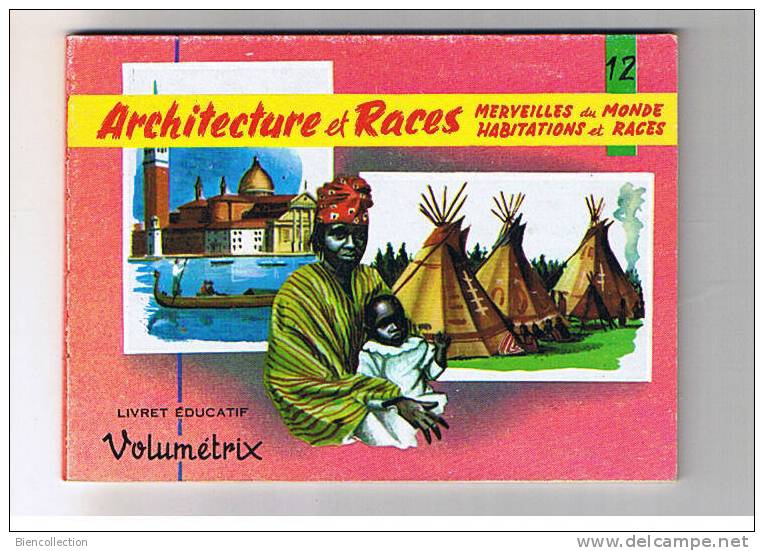 .Volumétrix No 12  Architecture Et Races. - Fiches Didactiques